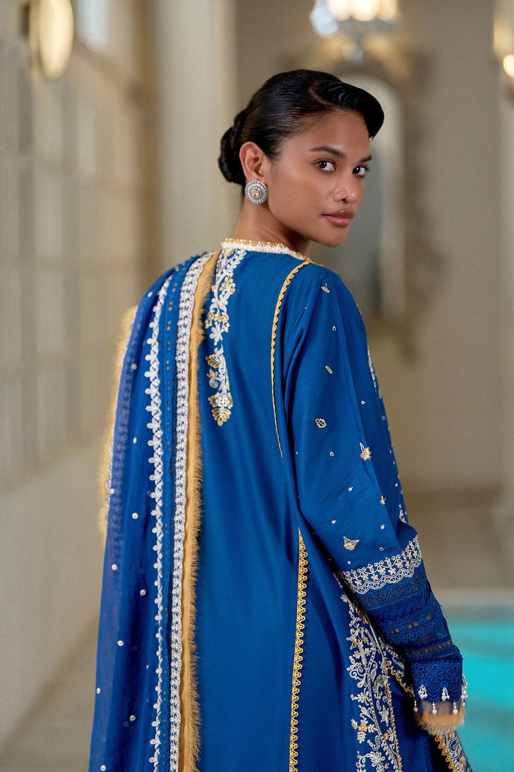 Sobia Nazir | Luxury Lawn Eid 26 | 8A - by Libasekhas UK - Registered Vendor of : Sobia Nazir - 100% Original Designer Dress