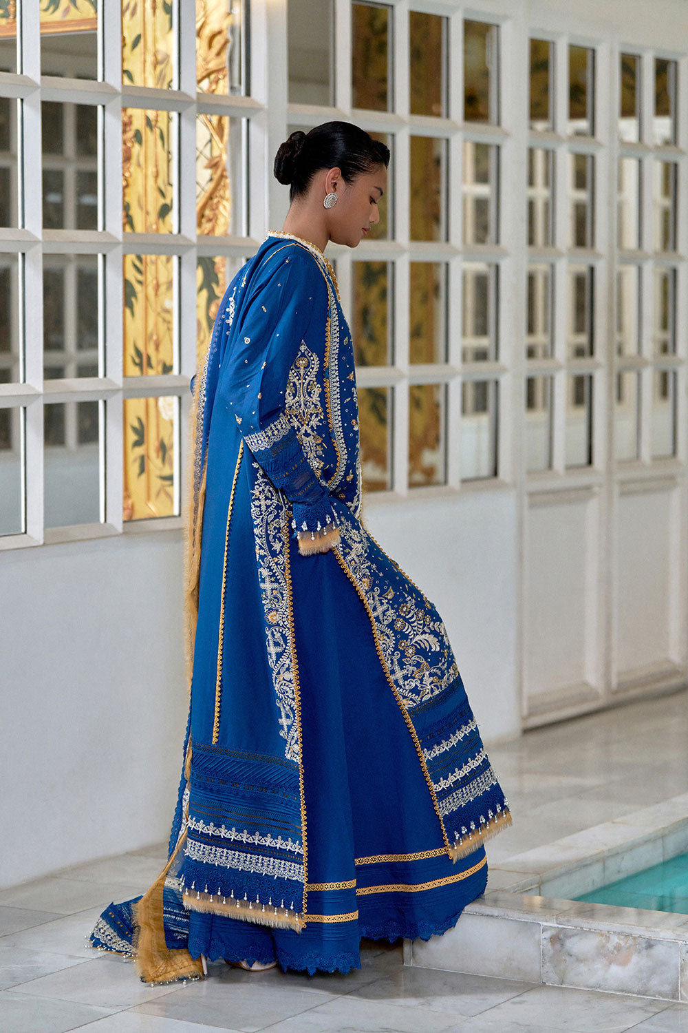Sobia Nazir | Luxury Lawn Eid 26 | 8A - by Libasekhas UK - Registered Vendor of : Sobia Nazir - 100% Original Designer Dress