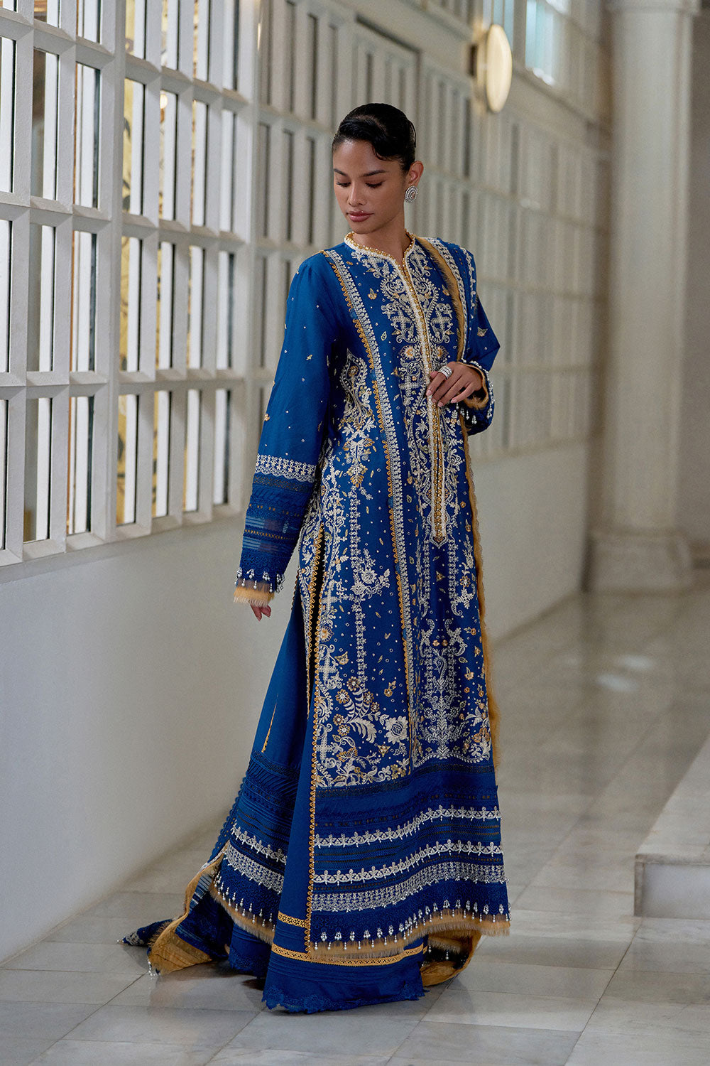 Sobia Nazir | Luxury Lawn Eid 26 | 8A - by Libasekhas UK - Registered Vendor of : Sobia Nazir - 100% Original Designer Dress