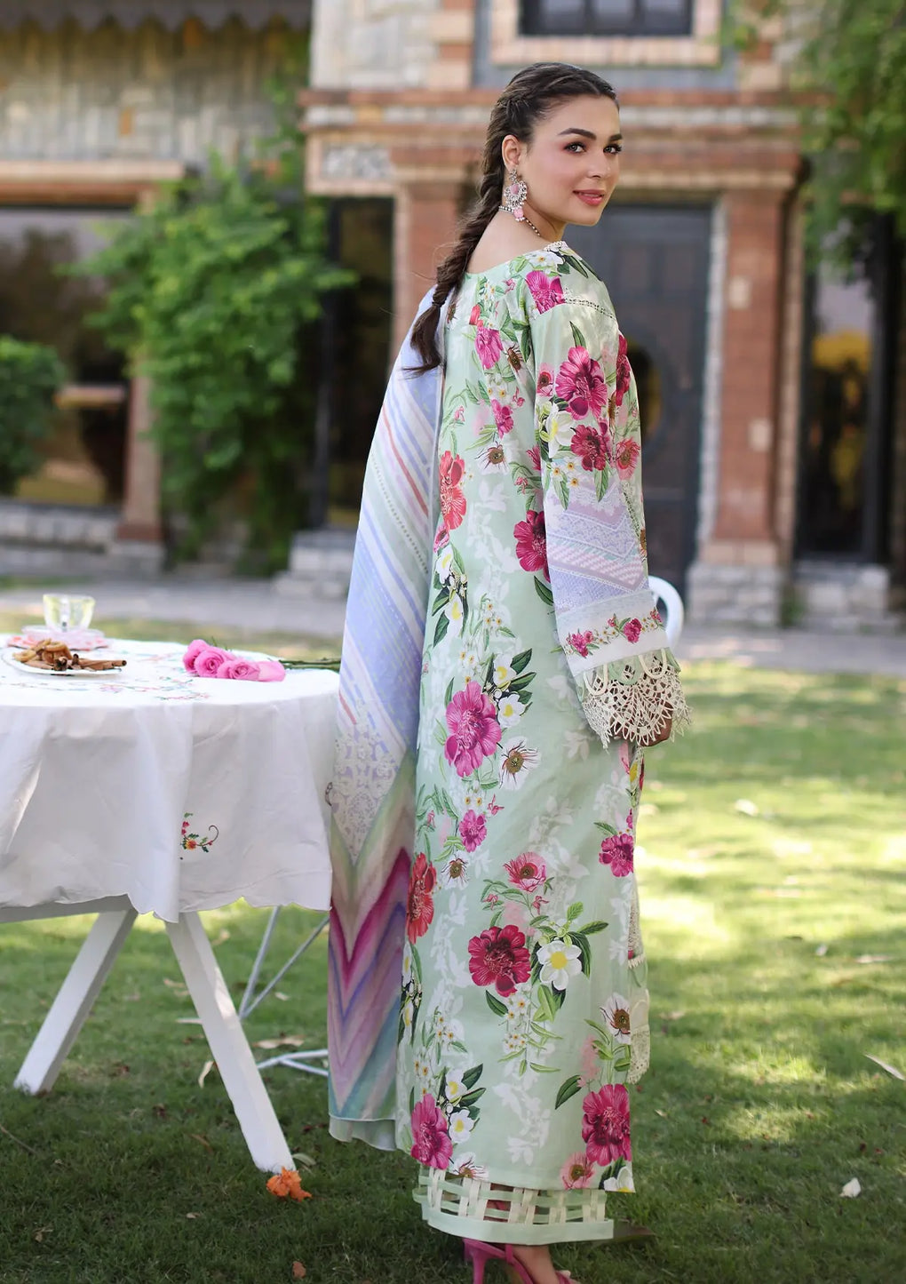 Elaf Premium | Prints Chikankari 24 | 06B OASIS - Luxury -  Libasekhas