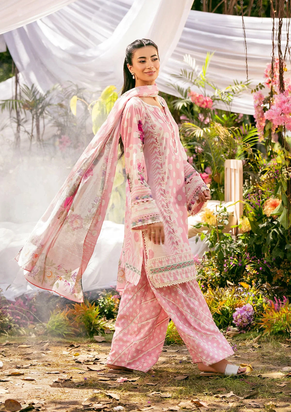 Elaf Premium | Prints 25 | EPS-2A ROSE DUSK - by - Libasekhas UK - Registered Vendor of : Elaf Premium - 100% Original Designer Dresss