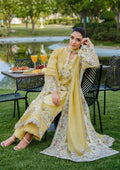 Elaf Premium | Luxury Lawn 25 | ELH-4A DANDELION - by - Libasekhas UK - Registered Vendor of : Elaf Premium - 100% Original Designer Dresss