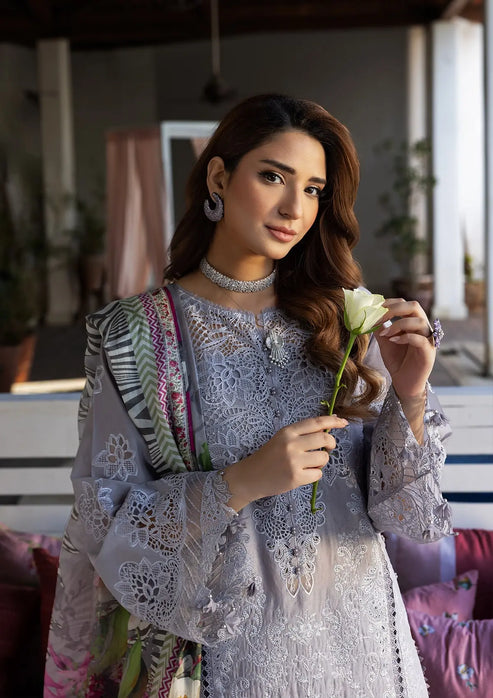 Kahf Premium | Luxury Lawn 25 | KLR-04 Lilia - by - Libasekhas UK - Registered Vendor of : Kahf Premium - 100% Original Designer Dresss