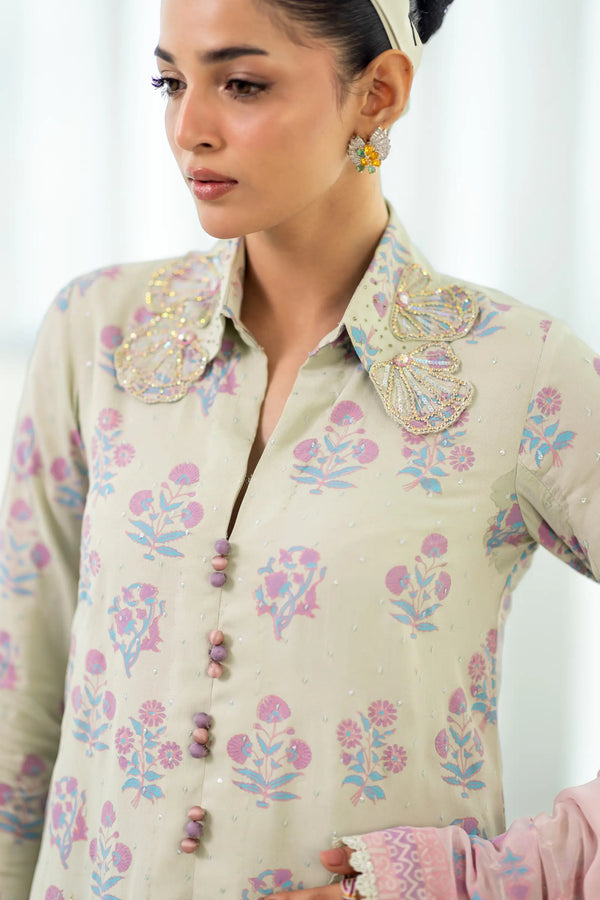 Wahaj M Khan | Sanam Luxe | Mint Ãlan GS - by Libasekhas UK - Registered Vendor of : Wahaj M Khan - 100% Original Designer Dress