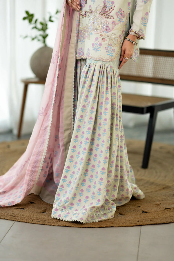 Wahaj M Khan | Sanam Luxe | Mint Ãlan GS - by Libasekhas UK - Registered Vendor of : Wahaj M Khan - 100% Original Designer Dress