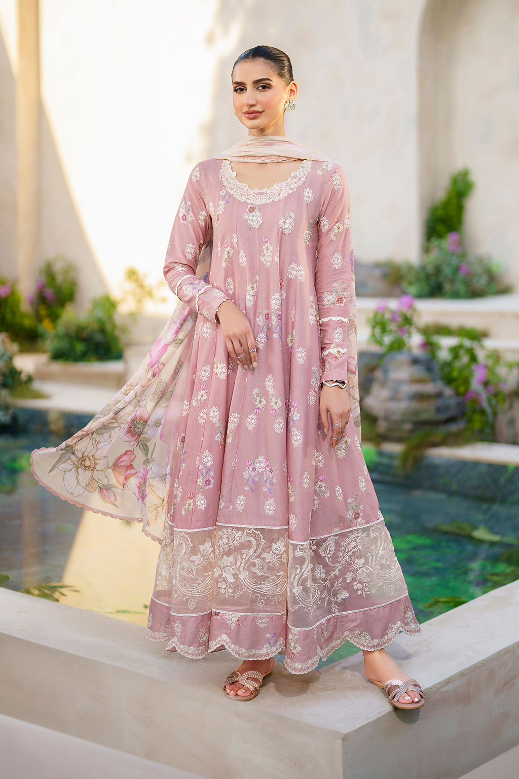 Iznik | Festive lawn 24 | SFL-08 - by - Libasekhas UK - Registered Vendor of : Iznik - 100% Original Designer Dresss