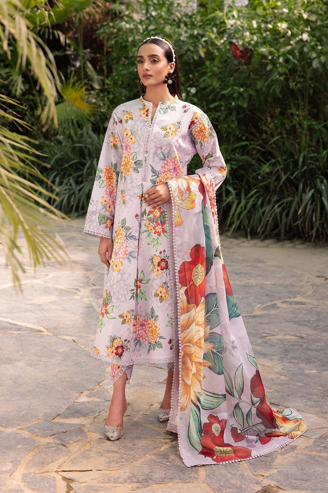 Alizeh | Sheen Lawn Prints 24 | FIONA - by - Libasekhas UK - Registered Vendor of : Alizeh - 100% Original Designer Dresss