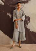 Mahgul | Eye of Cemal | Grey Jewel - by - Libasekhas UK - Registered Vendor of : Mahgul - 100% Original Designer Dresss