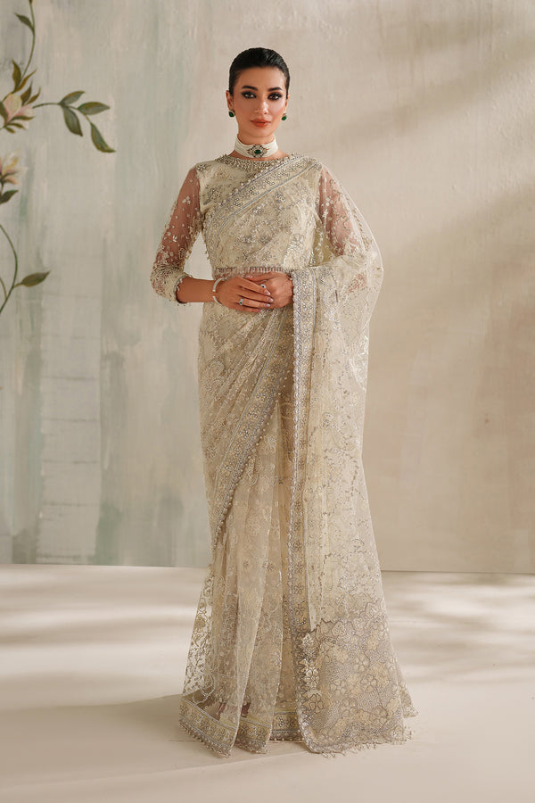 Baroque | Formals Collection | EMBROIDERED NET UF-4372 - by Libasekhas UK - Registered Vendor of : Baroque - 100% Original Designer Dress