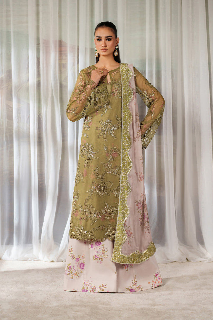 Iznik | Printed Formals | UE-543 - by Libasekhas UK - Registered Vendor of : Iznik - 100% Original Designer Dress