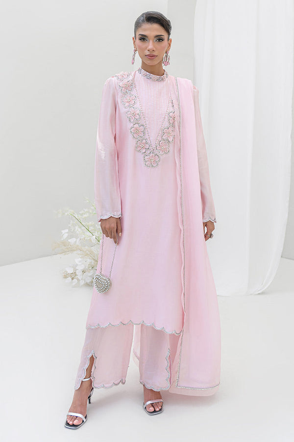 Chic Ophicial | Aarzu Luxe Pret | Blush Petal - by Libasekhas UK - Registered Vendor of : Chic Ophicial - 100% Original Designer Dress