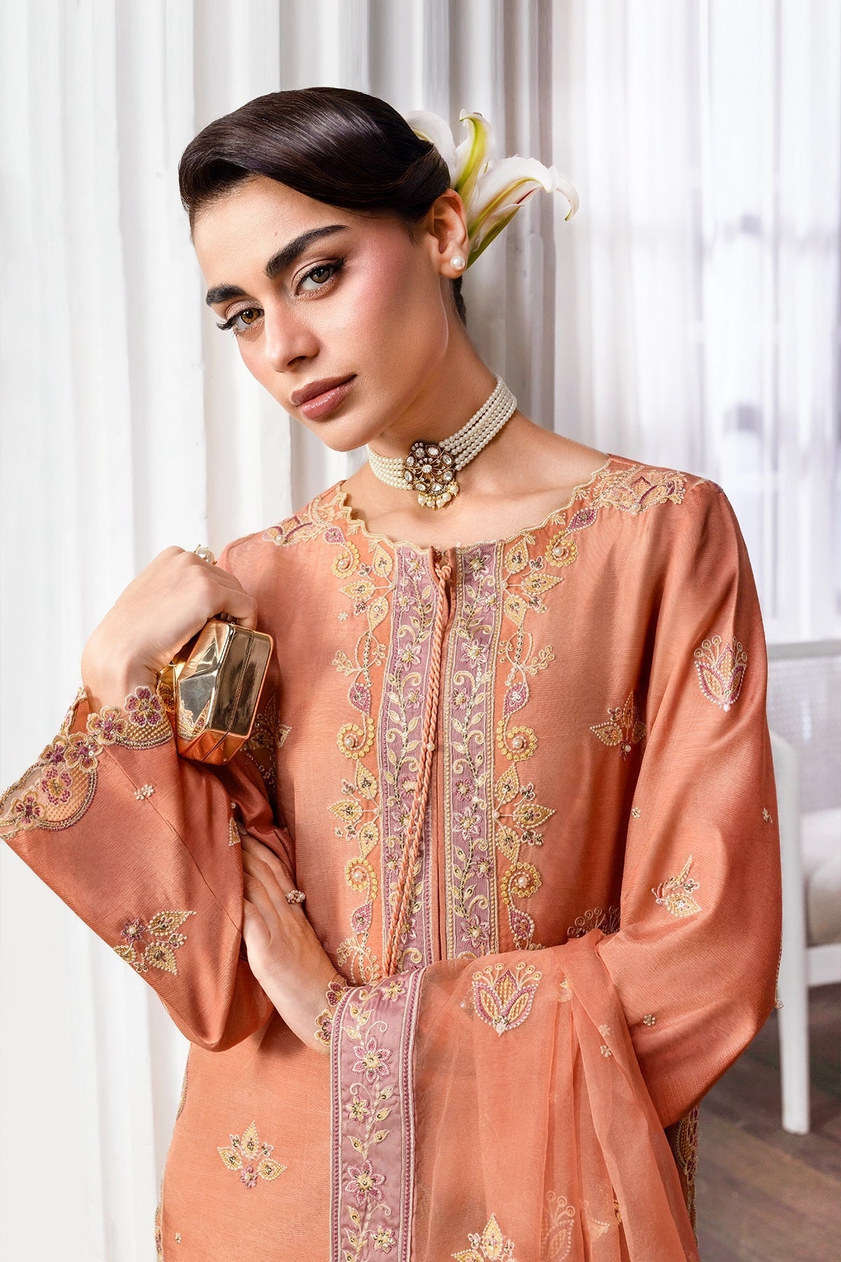 Rangrasiya | Lumeire Silk |Clara - by Libasekhas UK - Registered Vendor of : Rangrasiya - 100% Original Designer Dress