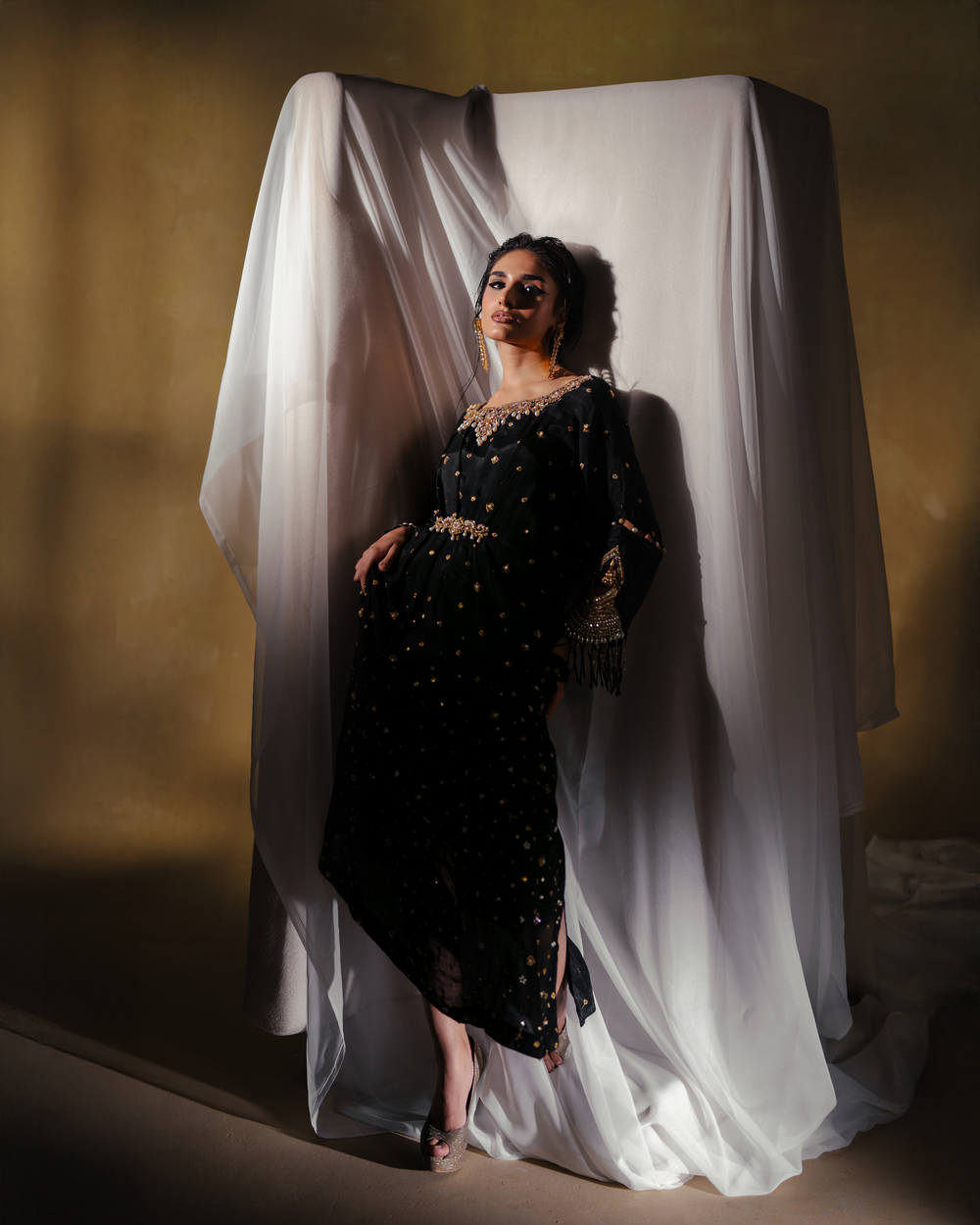 Vasal | Zyra Luxe Pret 26 | Black Orchid - by Libasekhas UK - Registered Vendor of : Vasal - 100% Original Designer Dress