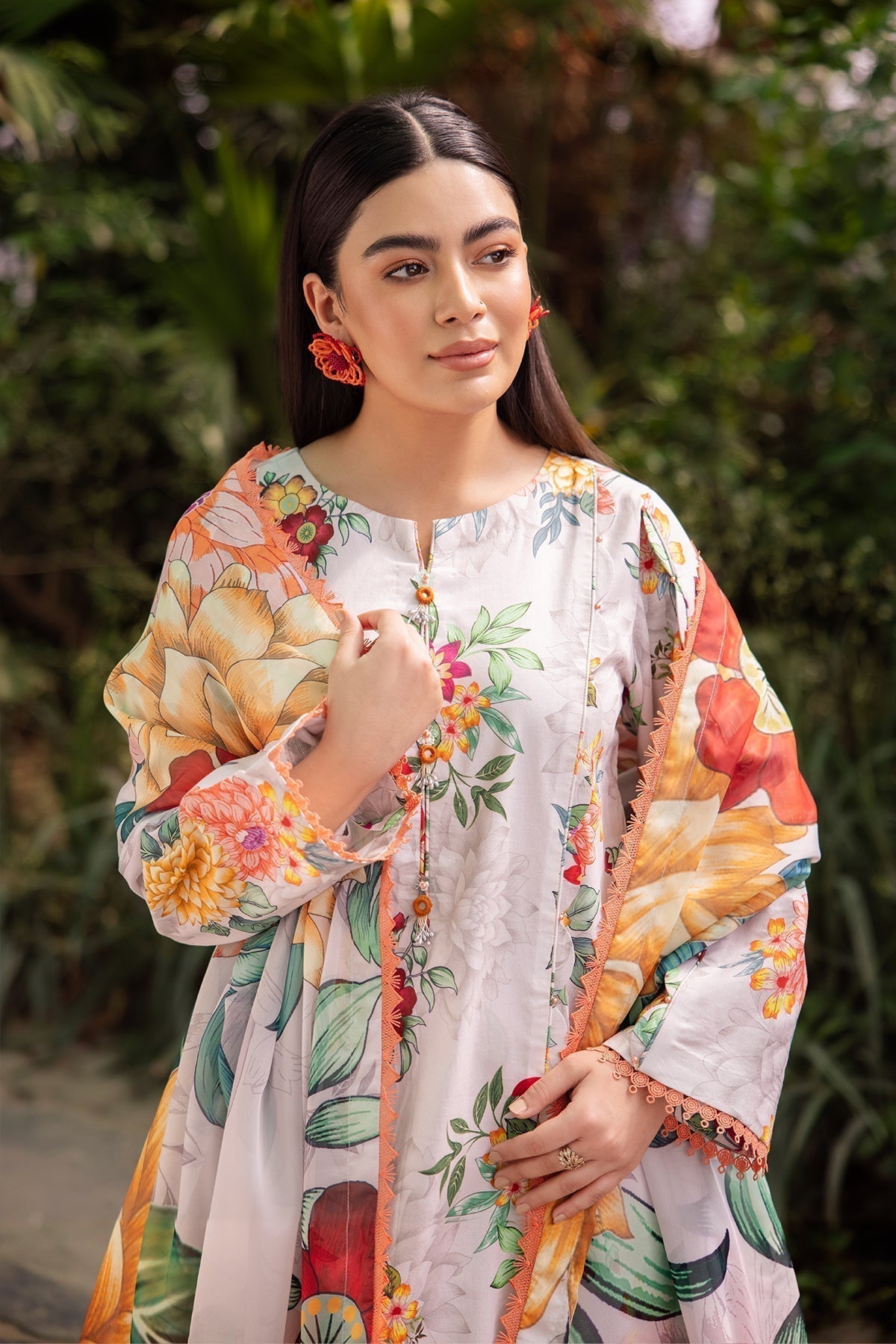 Alizeh | Sheen Lawn Prints 24 | ORCHID - by - Libasekhas UK - Registered Vendor of : Alizeh - 100% Original Designer Dresss