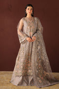 Baroque | Formals Collection | EMBROIDERED NET UF-4487 - by Libasekhas UK - Registered Vendor of : Baroque - 100% Original Designer Dress