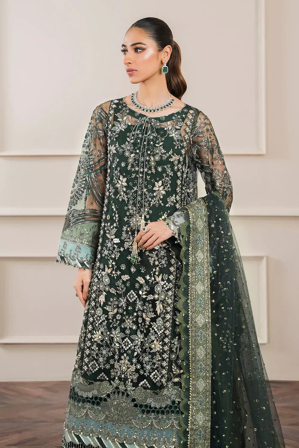 Baroque | Chantelle Embroidered Collection | CH12-05 - by - Libasekhas UK - Registered Vendor of : Baroque - 100% Original Designer Dresss