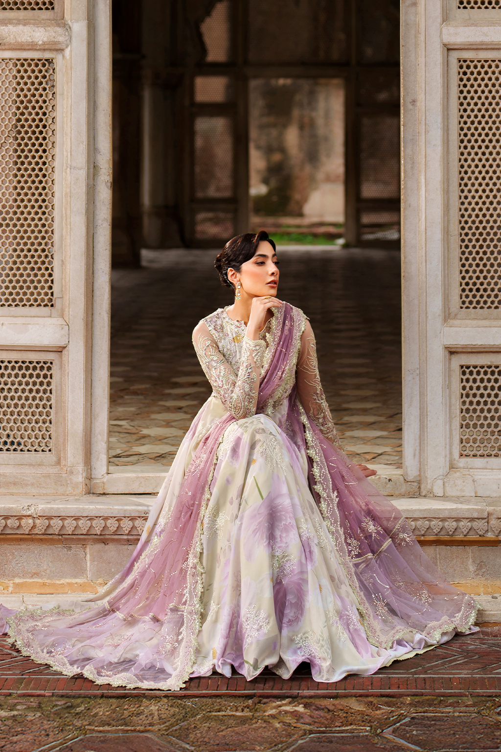 Iznik | Festive Formal | UE-546 Embroidered Chiffon - by Libasekhas UK - Registered Vendor of : Iznik - 100% Original Designer Dress