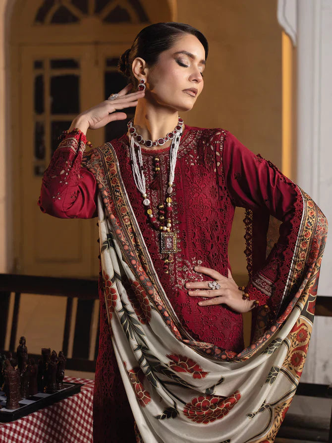 Faiza Faisal | Maya Luxury Lawn | Elif - by - Libasekhas UK - Registered Vendor of : Faiza Faisal - 100% Original Designer Dresss