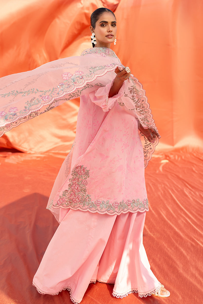 Cross Stitch | Eid Lawn 24 | CLUSTER GLOW - by - Libasekhas UK - Registered Vendor of : Cross Stitch - 100% Original Designer Dresss