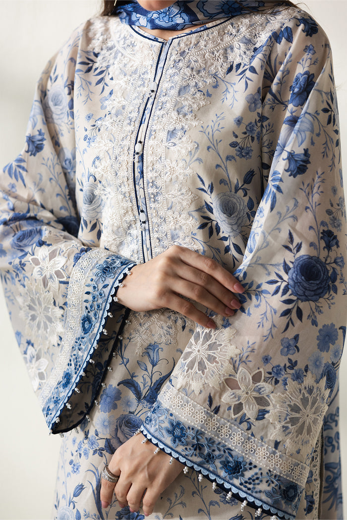 Baroque | Luxury Summer Pret | UF-4429 - by Libasekhas UK - Registered Vendor of : Baroque - 100% Original Designer Dress