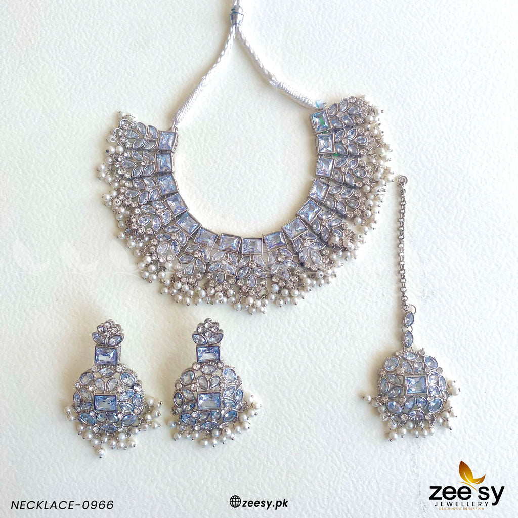 Necklace-0966 - by - Libasekhas UK - Registered Vendor of : Zeesy - 100% Original Designer Dresss