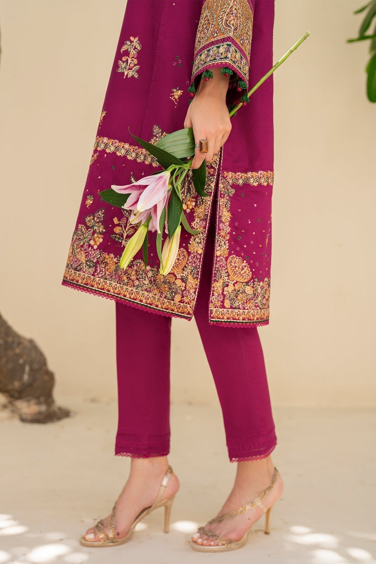 Jazmin | Irish Lawn SS 24 | D10 - by - Libasekhas UK - Registered Vendor of : Jazmin - 100% Original Designer Dresss