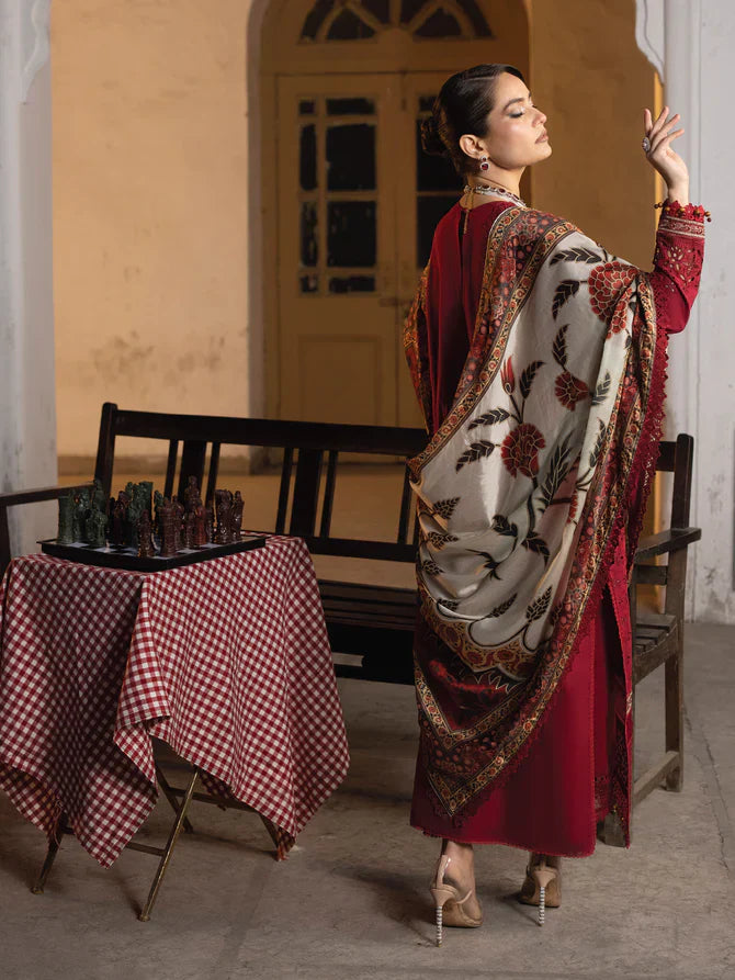 Faiza Faisal | Maya Luxury Lawn | Elif - by - Libasekhas UK - Registered Vendor of : Faiza Faisal - 100% Original Designer Dresss