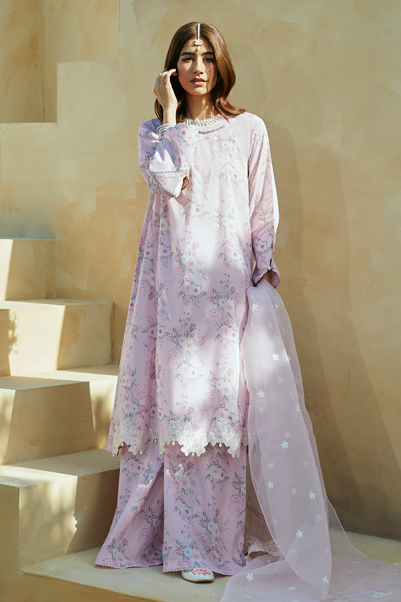 Cross Stitch | Premium Lawn 24 | SHADOW BERRY - by - Libasekhas UK - Registered Vendor of : Cross Stitch - 100% Original Designer Dresss