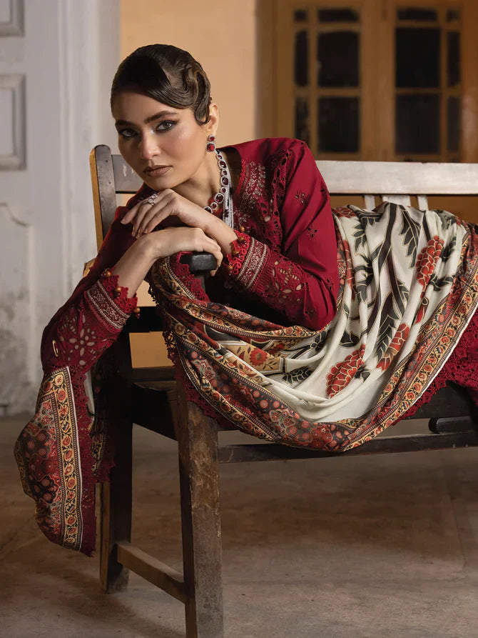 Faiza Faisal | Maya Luxury Lawn | Elif - by - Libasekhas UK - Registered Vendor of : Faiza Faisal - 100% Original Designer Dresss