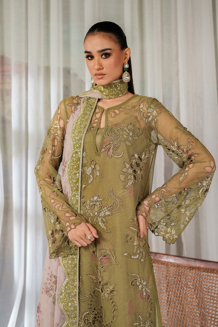 Iznik | Printed Formals | UE-543 - by Libasekhas UK - Registered Vendor of : Iznik - 100% Original Designer Dress