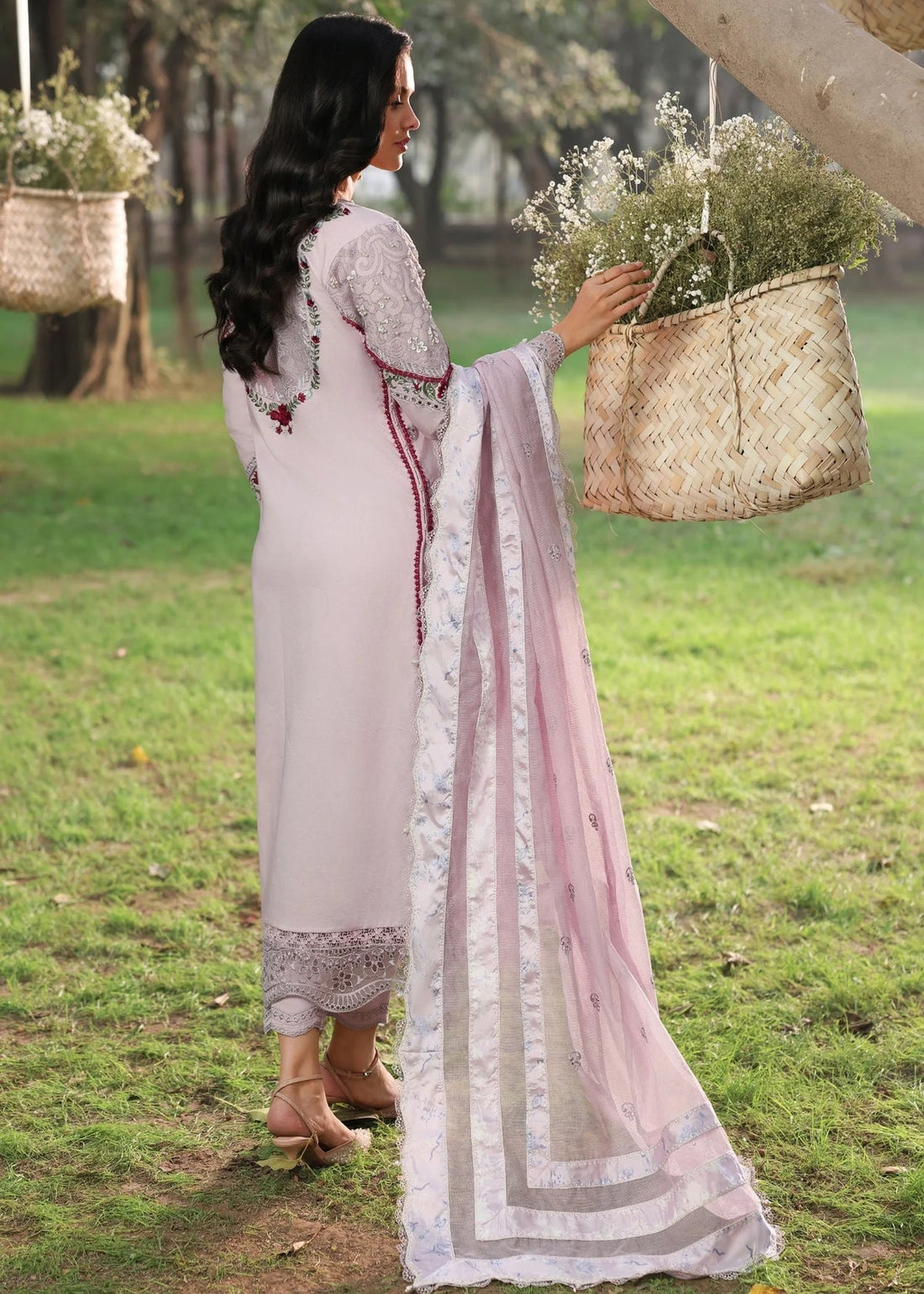 Sardinia | Tales of Petals | LAVENDAR HAZE - by Libasekhas UK - Registered Vendor of : Sardinia - 100% Original Designer Dress