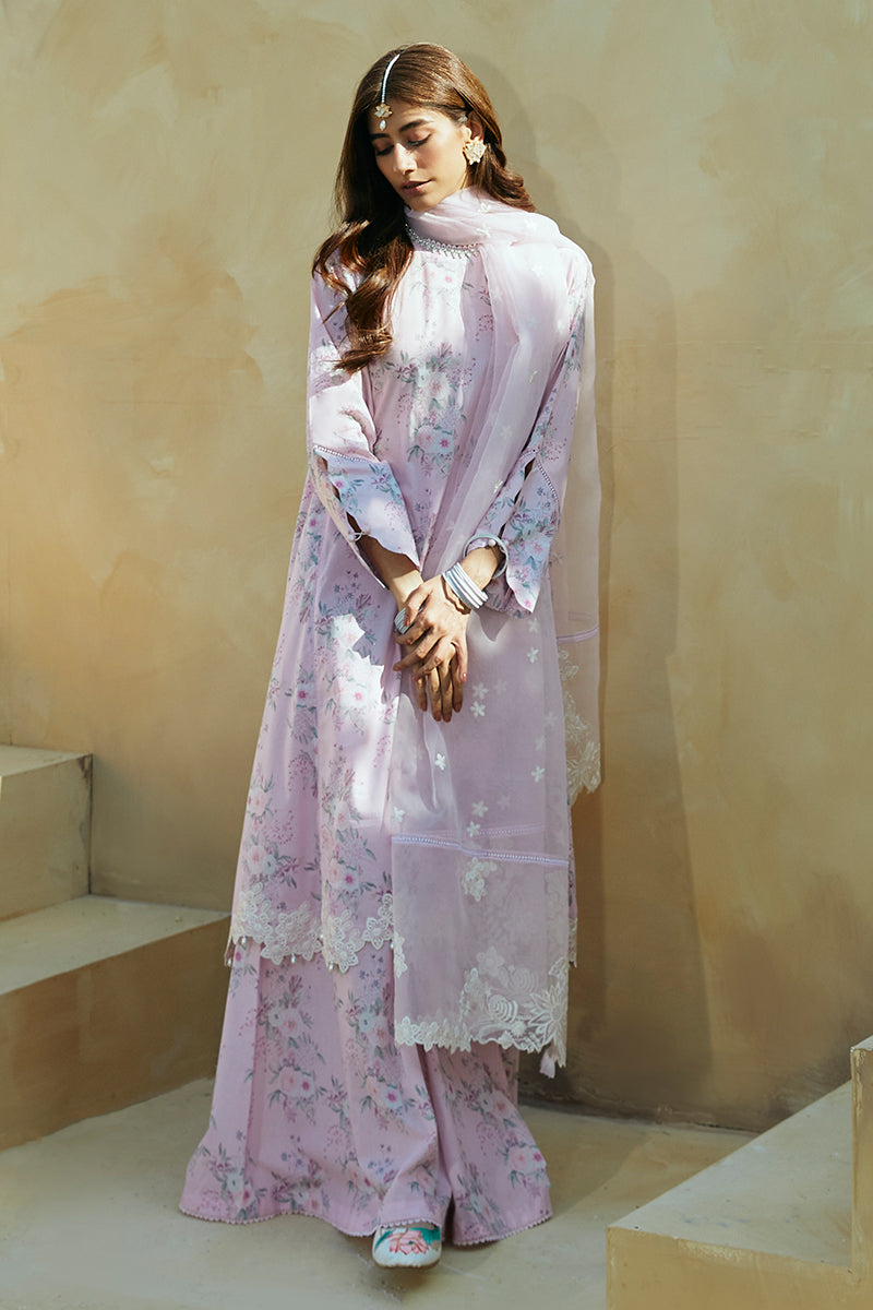 Cross Stitch | Premium Lawn 24 | SHADOW BERRY - by - Libasekhas UK - Registered Vendor of : Cross Stitch - 100% Original Designer Dresss