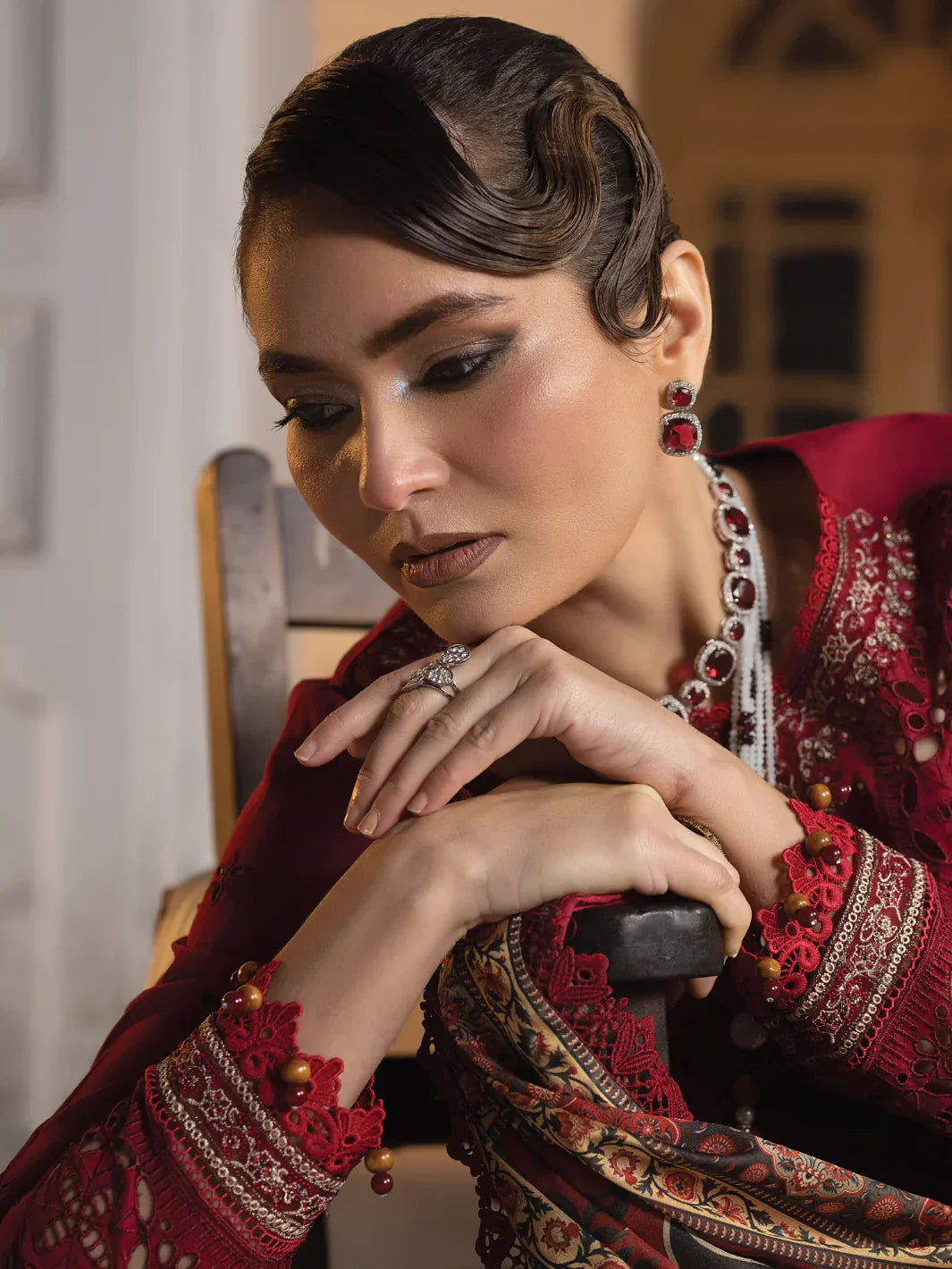 Faiza Faisal | Maya Luxury Lawn | Elif - by - Libasekhas UK - Registered Vendor of : Faiza Faisal - 100% Original Designer Dresss