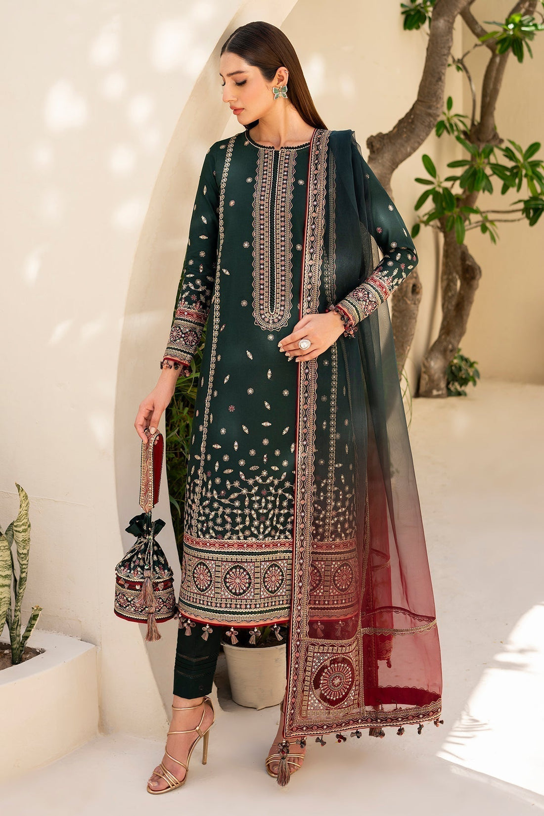 Jazmin | Irish Lawn SS 24 | D9 - by - Libasekhas UK - Registered Vendor of : Jazmin - 100% Original Designer Dresss