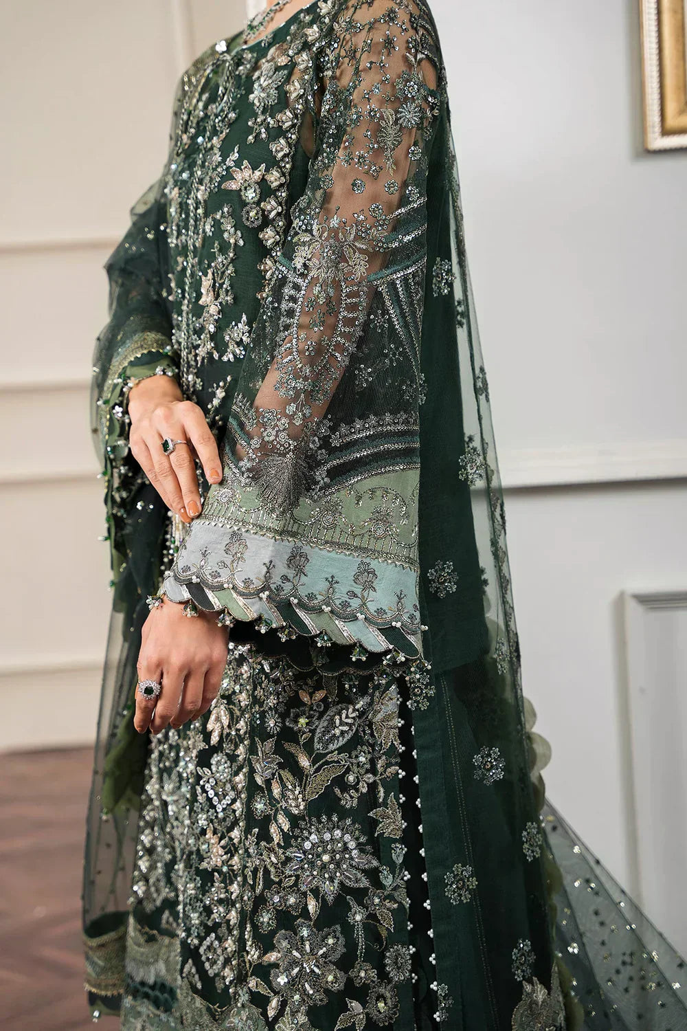 Baroque | Chantelle Embroidered Collection | CH12-05 - by - Libasekhas UK - Registered Vendor of : Baroque - 100% Original Designer Dresss