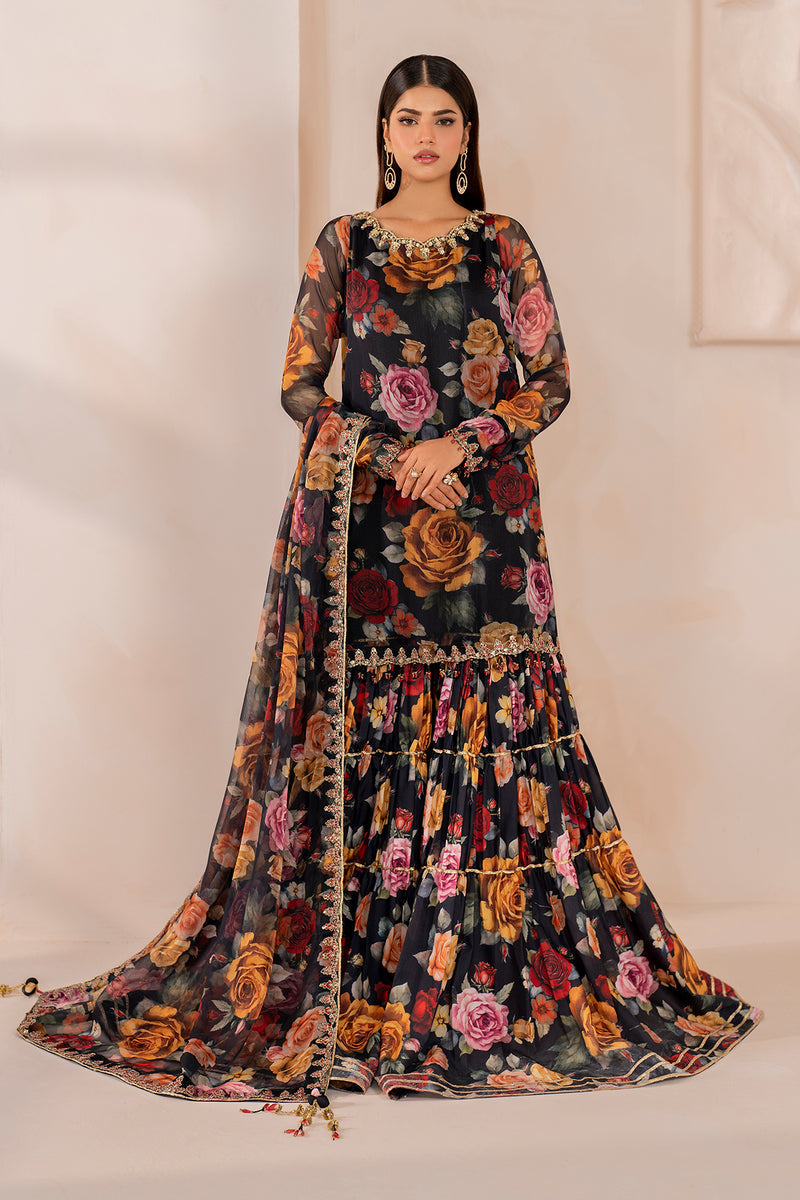 Baroque | Formal Collection | CHIFFON UF-707 - Ladies Clothes -  Libasekhas