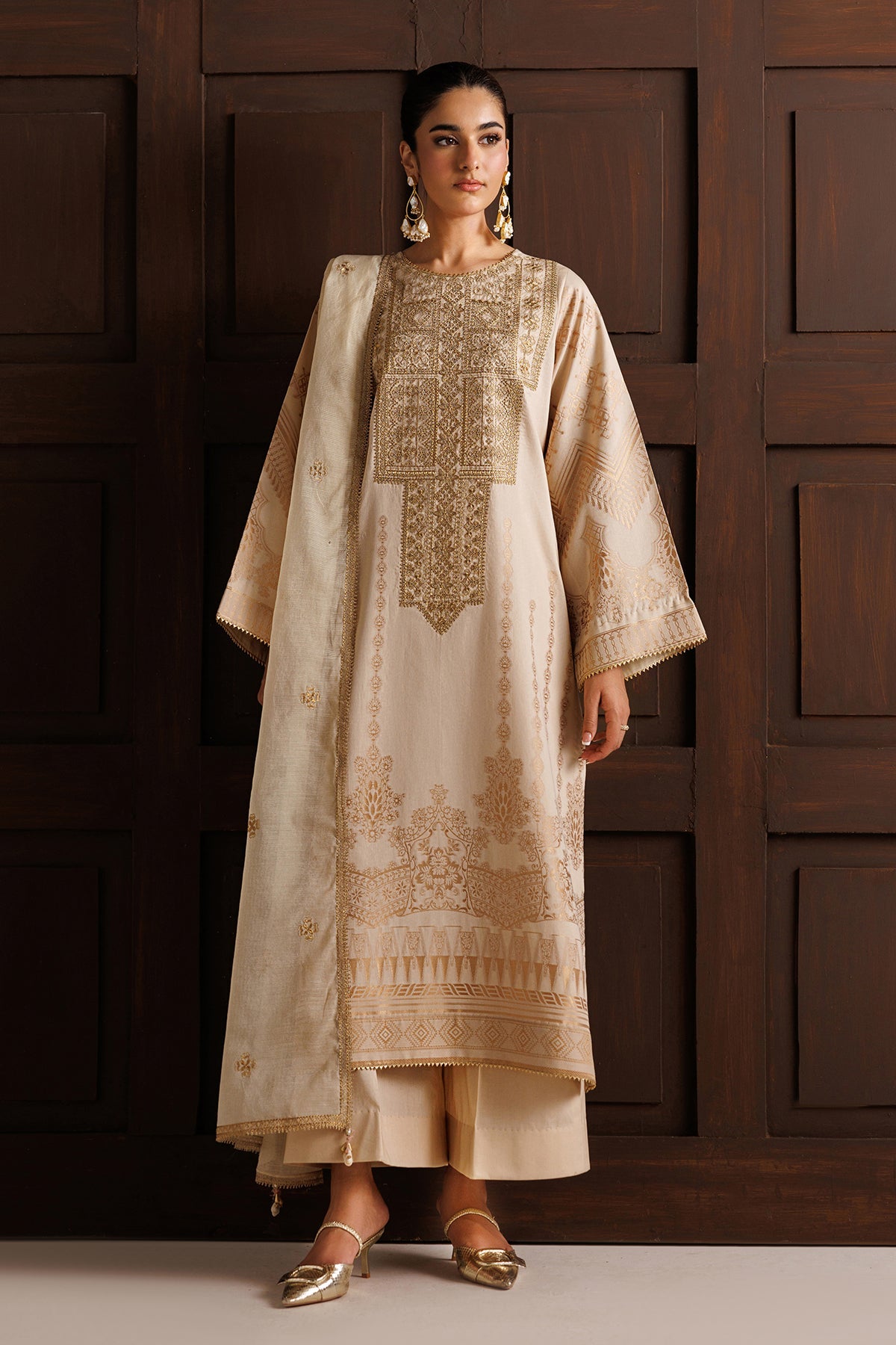 Baroque | Luxury Summer Pret |UF-4508 - by Libasekhas UK - Registered Vendor of : Baroque - 100% Original Designer Dress