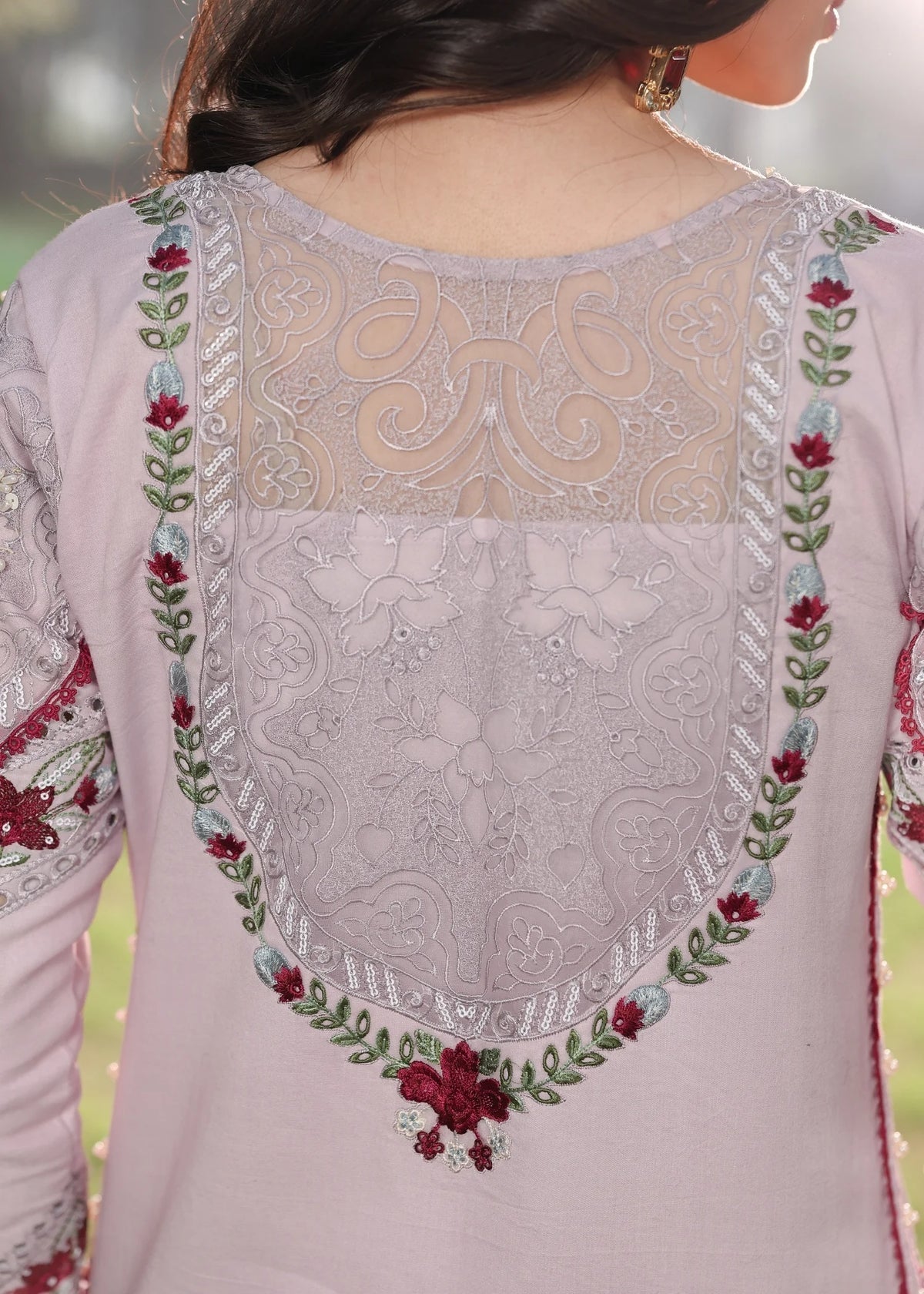 Sardinia | Tales of Petals | LAVENDAR HAZE - by Libasekhas UK - Registered Vendor of : Sardinia - 100% Original Designer Dress