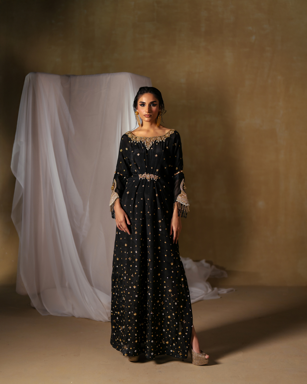 Vasal | Zyra Luxe Pret 26 | Black Orchid - by Libasekhas UK - Registered Vendor of : Vasal - 100% Original Designer Dress