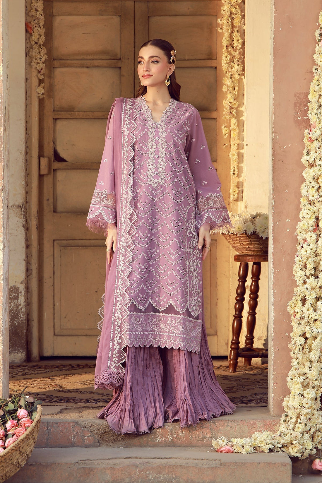 Sahar | Festive Edit 26 |Amethyst Orchard - by Libasekhas UK - Registered Vendor of : Sahar - 100% Original Designer Dress