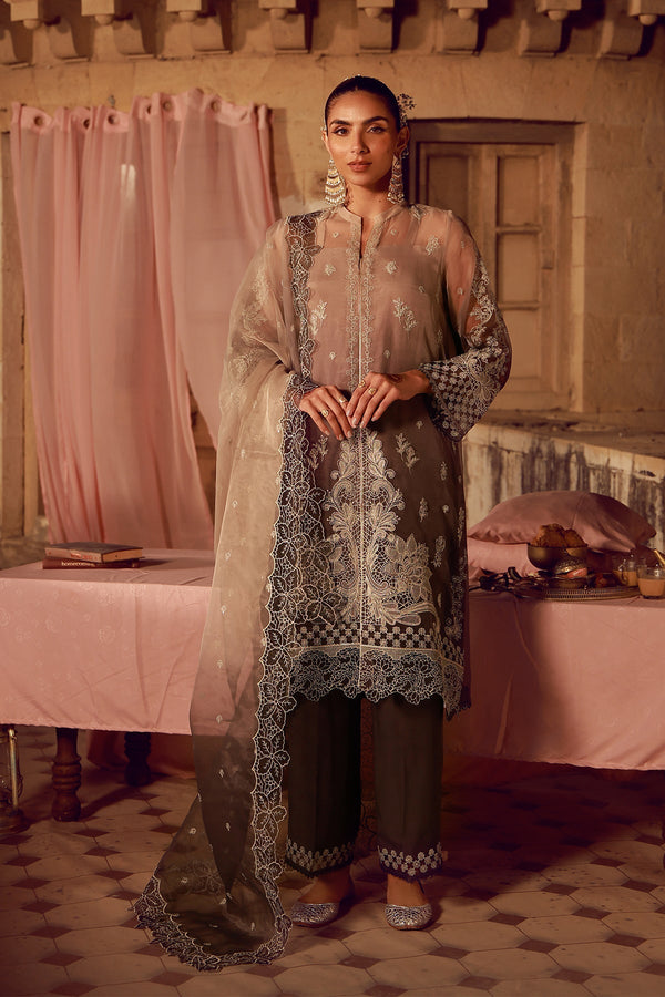 Sahar | Festive Edit 26 | Sepia Soiree - by Libasekhas UK - Registered Vendor of : Sahar - 100% Original Designer Dress