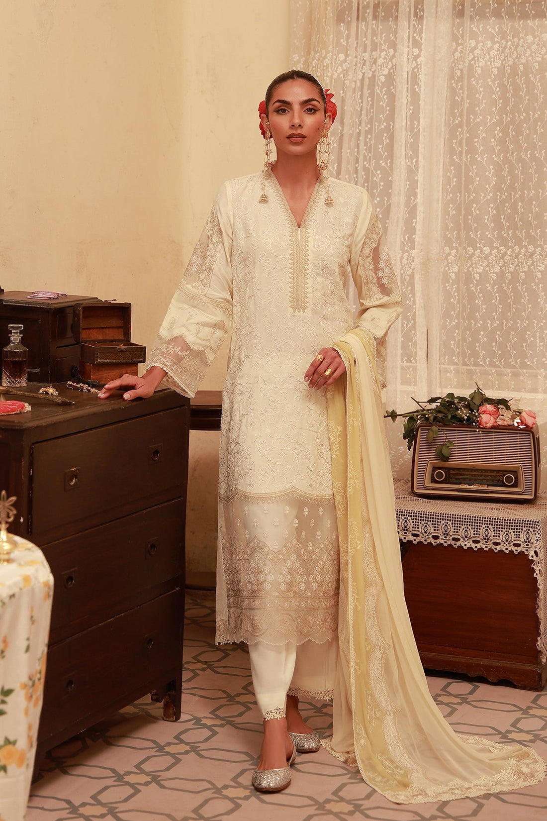 Sahar | Festive Edit 26 |Sunlit Serai - by Libasekhas UK - Registered Vendor of : Sahar - 100% Original Designer Dress