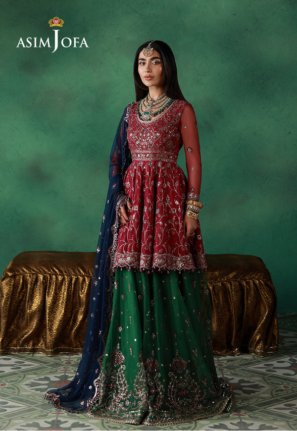 Asim Jofa | Wedding Festive Collection | AJULN-08 - by Libasekhas UK - Registered Vendor of : Asim Jofa - 100% Original Designer Dress