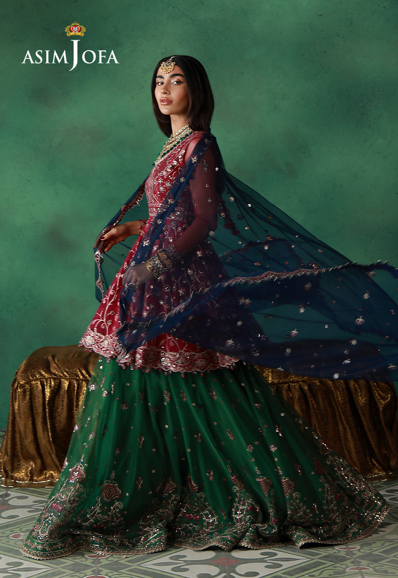 Asim Jofa | Wedding Festive Collection | AJULN-08 - by Libasekhas UK - Registered Vendor of : Asim Jofa - 100% Original Designer Dress