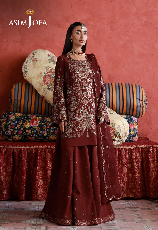Asim Jofa | Wedding Festive Collection | AJULN-11 - by Libasekhas UK - Registered Vendor of : Asim Jofa - 100% Original Designer Dress