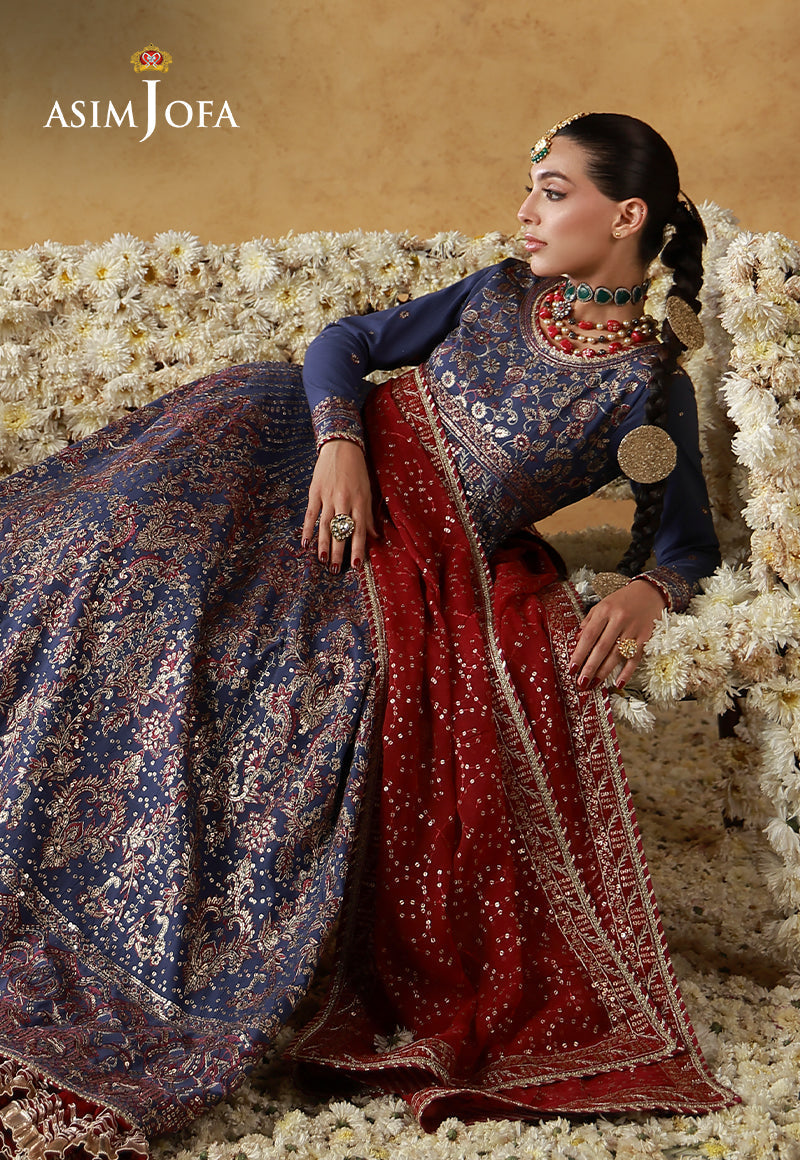 Asim Jofa | Wedding Festive Collection | AJULN-06 - by Libasekhas UK - Registered Vendor of : Asim Jofa - 100% Original Designer Dress