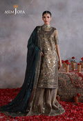 Asim Jofa | Wedding Festive Collection | AJULN-19 - by Libasekhas UK - Registered Vendor of : Asim Jofa - 100% Original Designer Dress