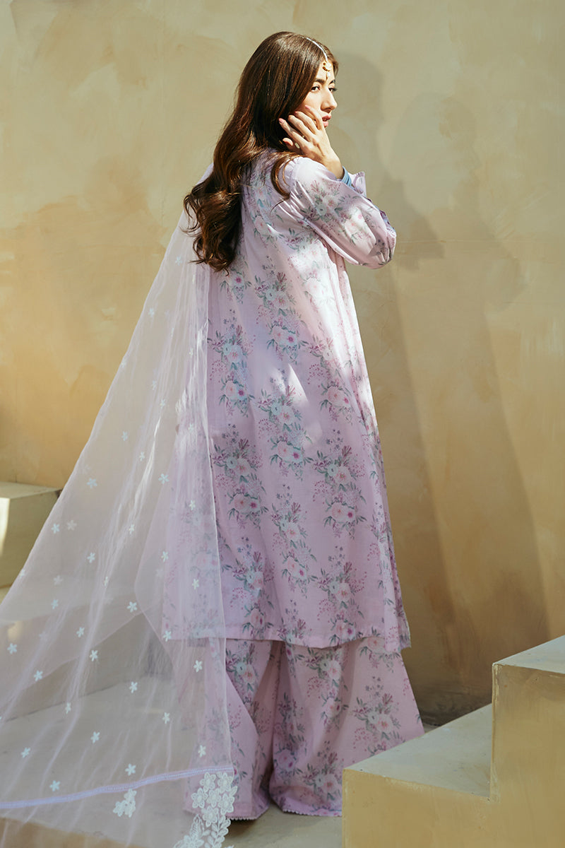 Cross Stitch | Premium Lawn 24 | SHADOW BERRY - by - Libasekhas UK - Registered Vendor of : Cross Stitch - 100% Original Designer Dresss