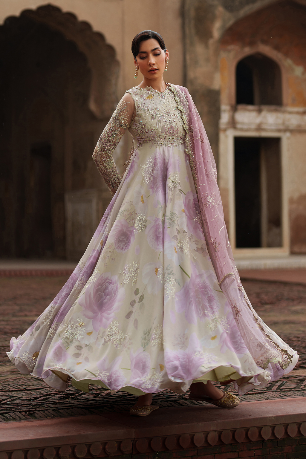 Iznik | Festive Formal | UE-546 Embroidered Chiffon - by Libasekhas UK - Registered Vendor of : Iznik - 100% Original Designer Dress