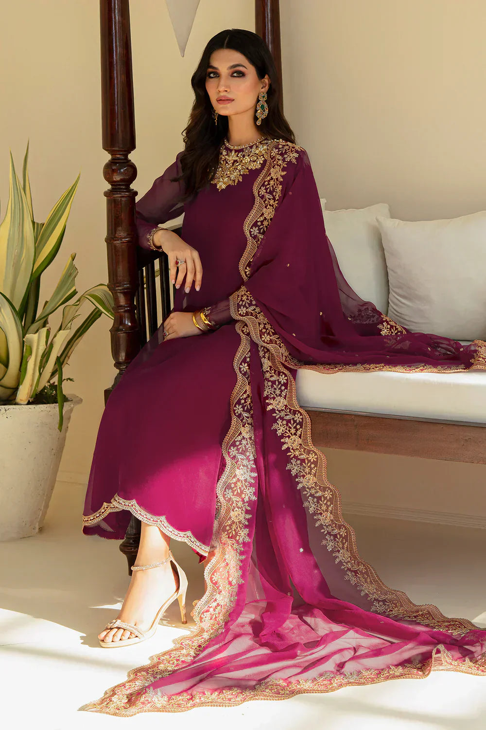 Baroque | Formals Collection | PR-829 - by - Libasekhas UK - Registered Vendor of : Baroque - 100% Original Designer Dresss